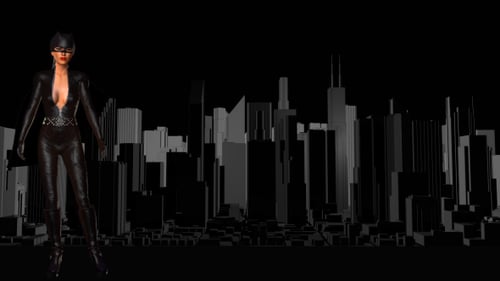 Supergirl und Dark City Hintergrund