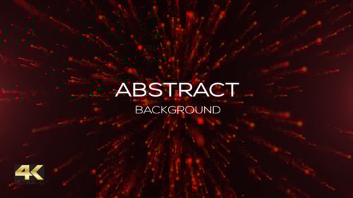 Dynamic Red Particles Bursting Abstract Background