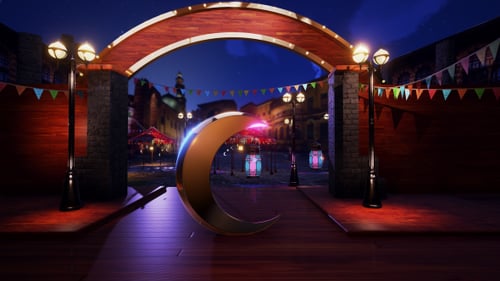 Epischer Ramadan-Hintergrund