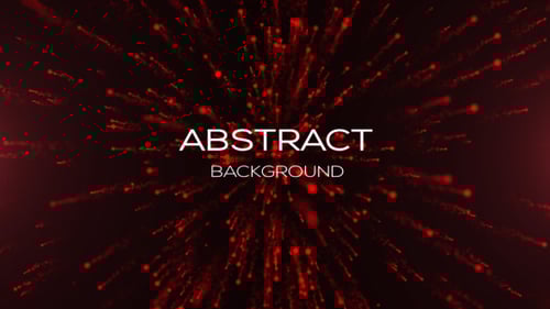 Abstract Red Particles Bursting Loop Background