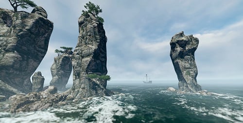 The Lone Ship At An Unnamed Island