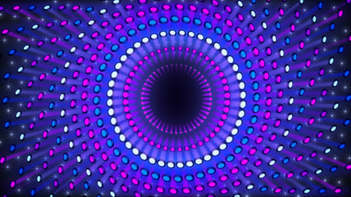 Buntes LED-Leuchten
