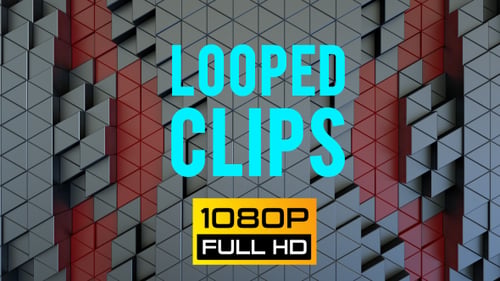 Animated Triangle Background Looped 5