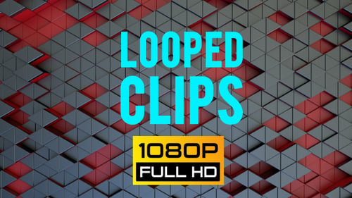 Animated Triangle Background Looped 6