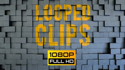 Dynamic Geometric 3D Cubes Wall Background