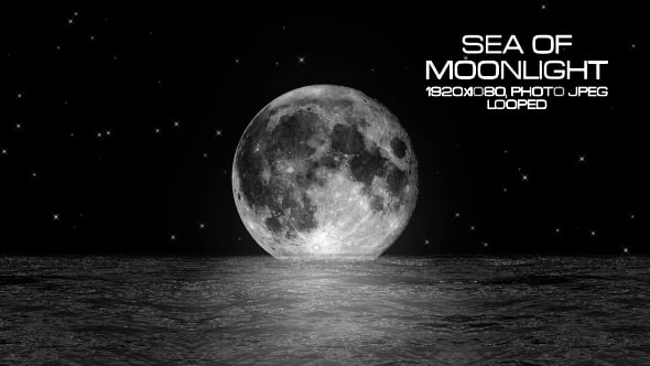 Sea of Moonlight VJ Loops, Backgrounds Motion Graphics ft. moon ...