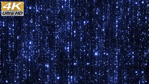 Blue Glitter 4k