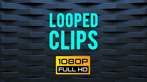 Abstract Geometric Background with Undulating Motion