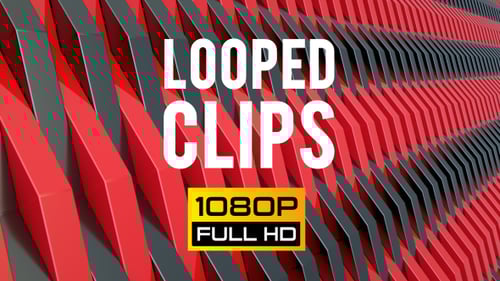 Animated Abstract Geometric Wave Pattern Background