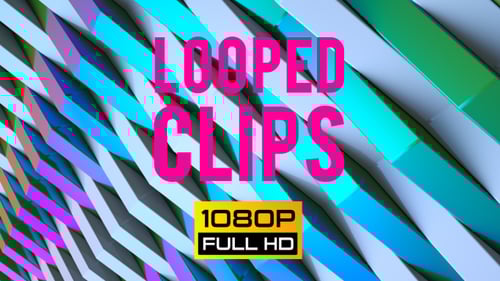 Dynamic Abstract Geometric Pattern with Color Transitions