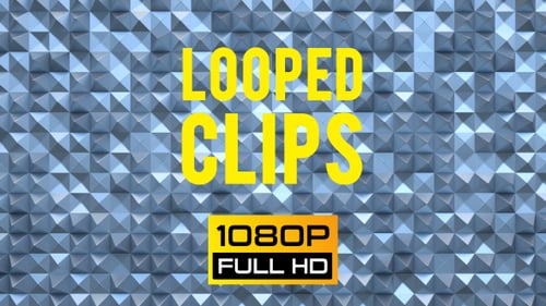 Animated Pyramids Background Looped 12