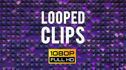 Animated Pyramids Background Looped 13