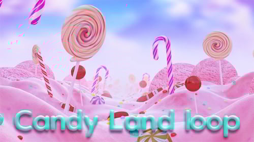 Candy Land Loop Background