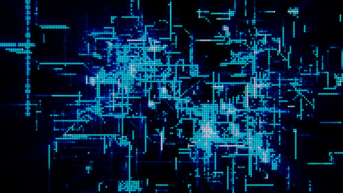 Digital Matrix Particles Grid 02