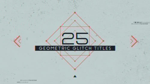 25 Geometric Glitch Titles