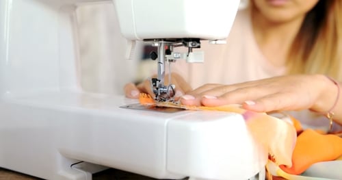 Shot of Sewing Machine