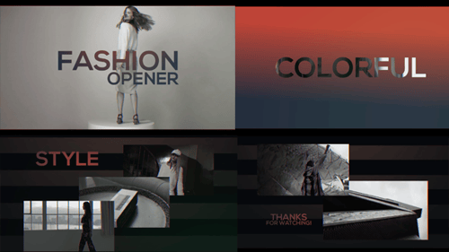 Fashion Promo - Fast Colorful Opener