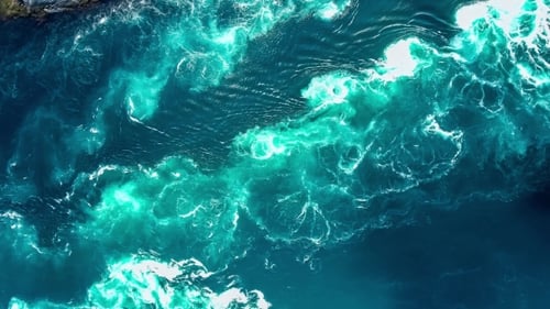 Whirlpools of the Maelstrom of Saltstraumen, Nordland, Norway