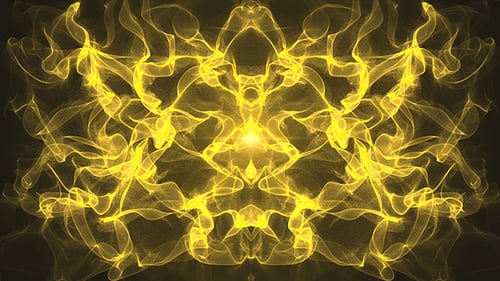 Abstract Golden Fluid Pattern Animated Background