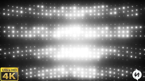 Wall of Lights White - VJ Loop