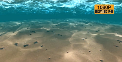 Underwater sea sand
