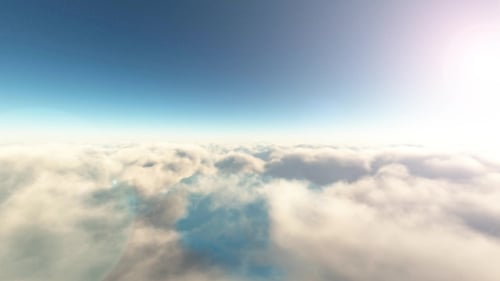 Aerial Above Clouds