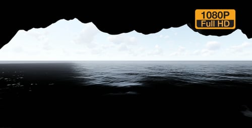 Cave and sea