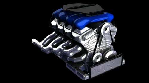 Drehbarer Automotor