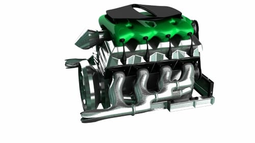 Drehbarer Automotor