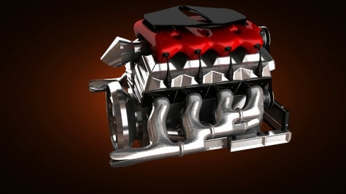 Drehbarer Automotor