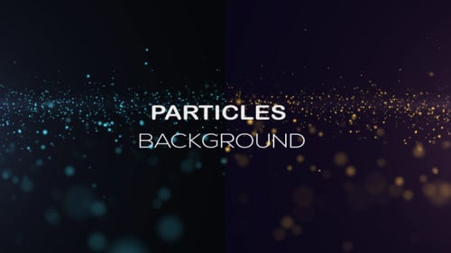 Dynamic Sparkling Particle Flow Background