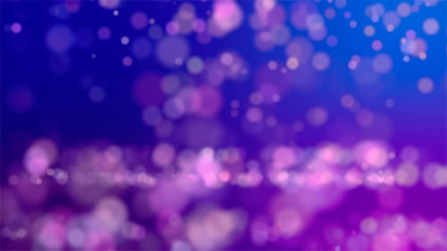 Abstract Purple Blue Bokeh Particle Lights Background Loop