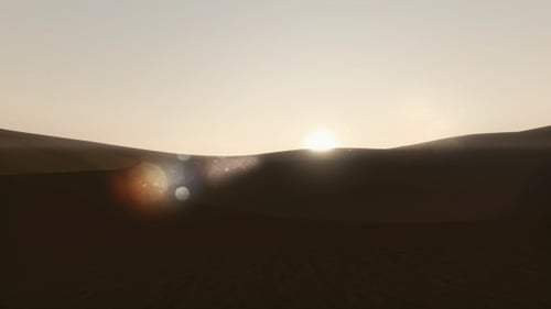 Amanecer en el desierto