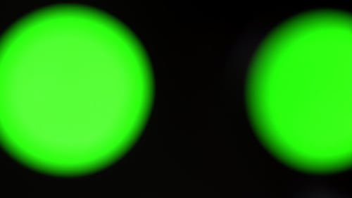 Virtual Reality Headset with Green Chroma Key Screens