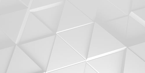 White Geometric Abstract Background Animation Loop