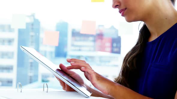 Woman using smart device in office, Business, Corporate Stock Footage ...