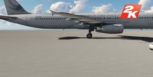 Course d'avions et de voitures de jour