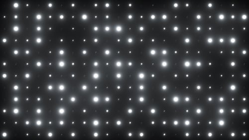 Seamless Loop of Flashing White Grid Lights Background