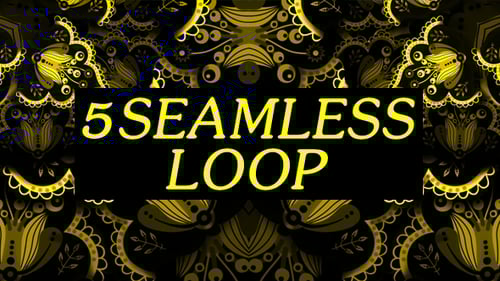 Gold Ethnic VJ Loop