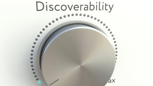 Rotating Knob with Discoverability Inscription