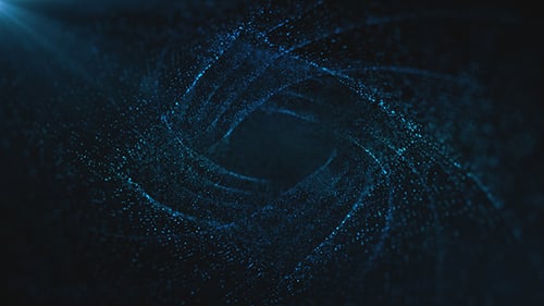 Diamantblaue Partikel-Hintergrund
