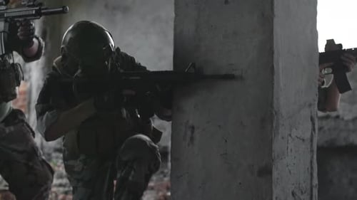 Scharfschützen bei Militäroperation