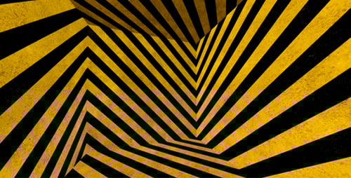 Abstract Rotating Geometric Grunge Tunnel Loop Background