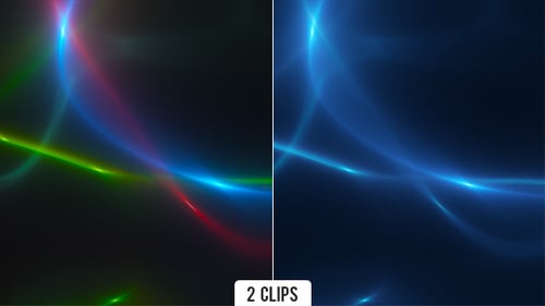 Cuerdas de ensueño abstractas - 2 clips
