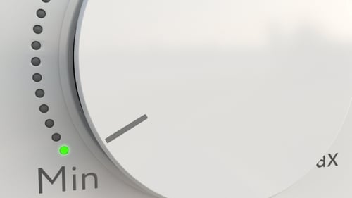 Turning White Hi-tech Knob with Safety Caption
