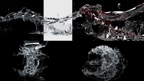 Multiple Watersplash Pack