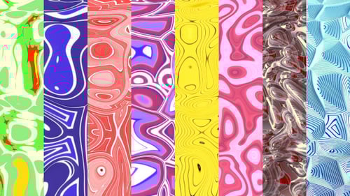 Seamless Looping Fluid Organic Abstract Background Animations