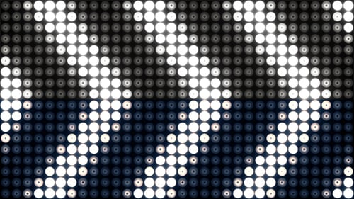 Dynamic Flashing Geometric Lights Grid Background