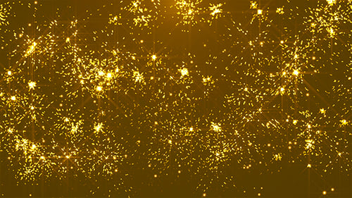 Shimmering Golden Particles Festive Celebration Background Animation