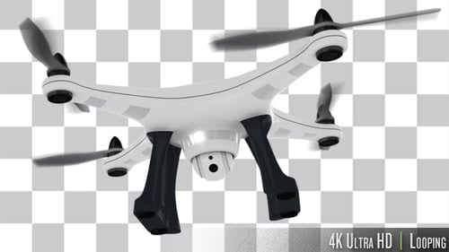 Flying Drone Hovering 4K